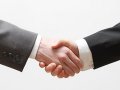 Business handshake